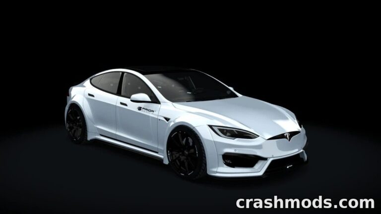 Tesla Model S – All-Electric Luxury Car Assetto Corsa mod screenshot