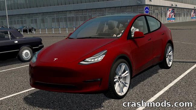 Tesla Model Y 2021 – Long Range Electric Car with Extras City Car Driving mod screenshot