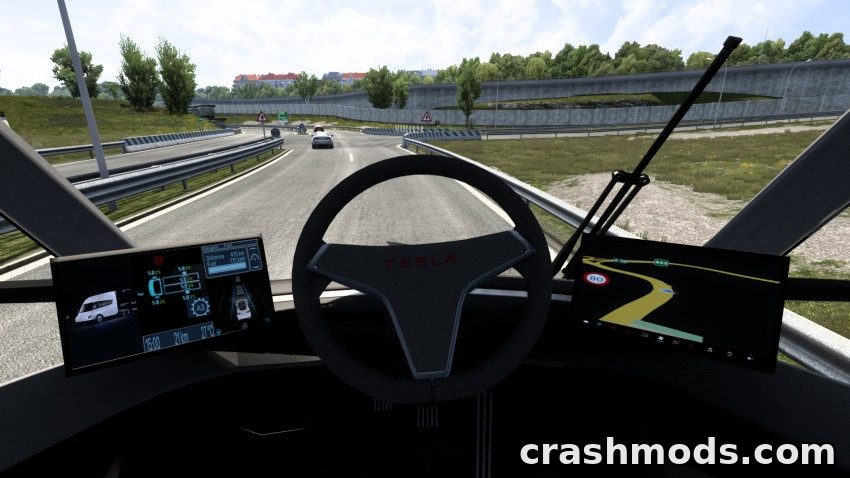 Tesla Semitruck – Electric Semi with Cabin Accessory Slots – screenshot 2