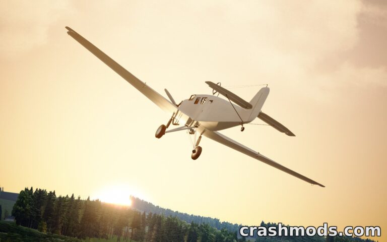 Test Plane – Unique Flight Vehicle for Creative Driving Assetto Corsa mod screenshot