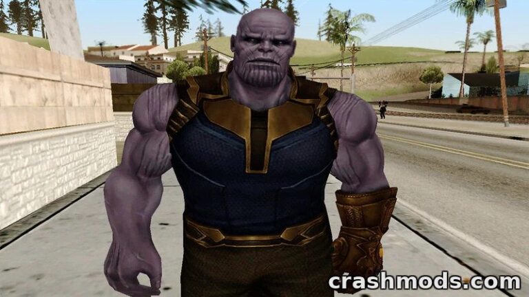 Thanos Infinity War – Marvel Future Fight Character Skin GTA San Andreas mod screenshot