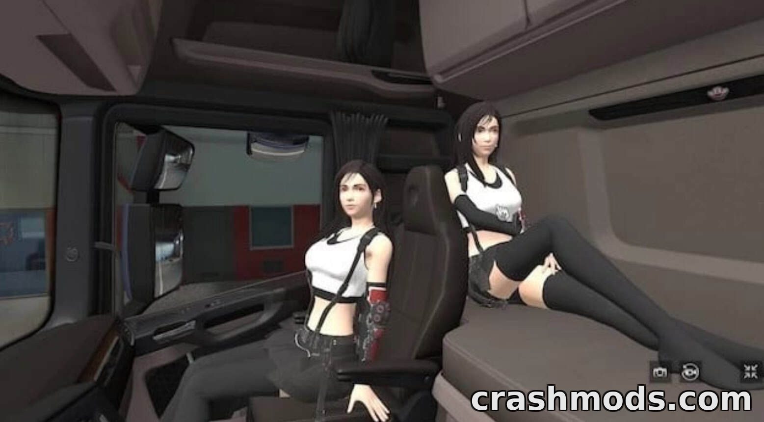Tifa Lockhart Passenger – Cascadia & Ford DLC Add-on