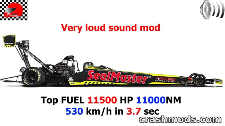 Top FUEL Dragster Sound Pack – Extreme Acceleration Audio Assetto Corsa mod screenshot