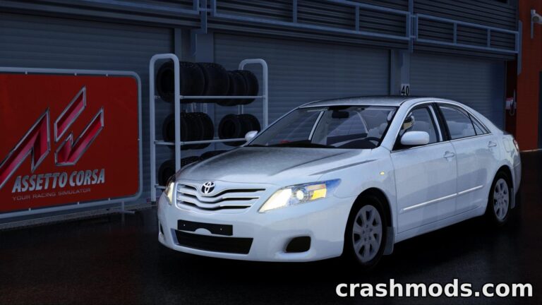 Toyota Camry 2011 – Detailed Model with 3D Interior Assetto Corsa mod screenshot