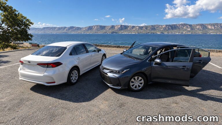 Toyota Corolla 2020 – Detailed Car with 9 Configurations BeamNG.drive mod screenshot
