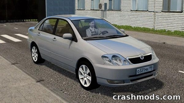 Toyota Corolla E120 2003 – Compact Sedan for Passenger Jobs City Car Driving mod screenshot