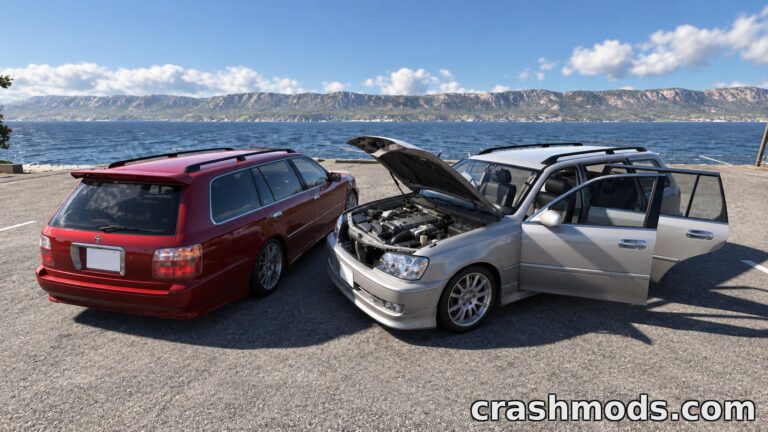 Toyota Crown Athlete Estate JZS171 – JDM Estate Wagon BeamNG.drive mod screenshot