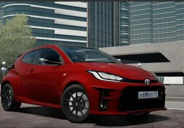 Toyota GR Yaris 2021 – 272 hp Hatchback with 7 Extras City Car Driving mod screenshot