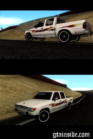 Toyota Hilux 2004 GLX – Rugged Pickup Truck GTA San Andreas mod screenshot