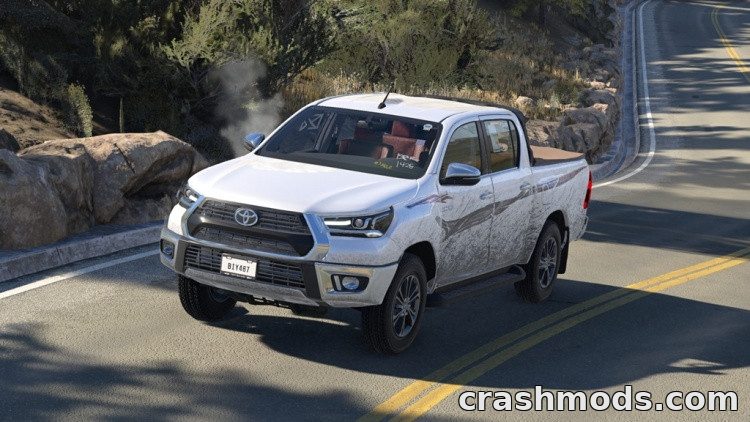 Toyota Hilux 2016-2025 – Pickup with 41 Configurations BeamNG.drive mod screenshot