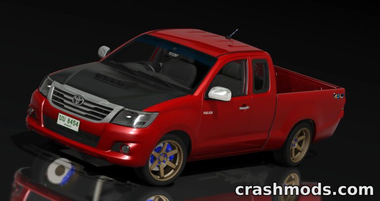 Toyota Hilux Vigo Champ Smart Cab – Utility Pickup Truck Assetto Corsa mod screenshot