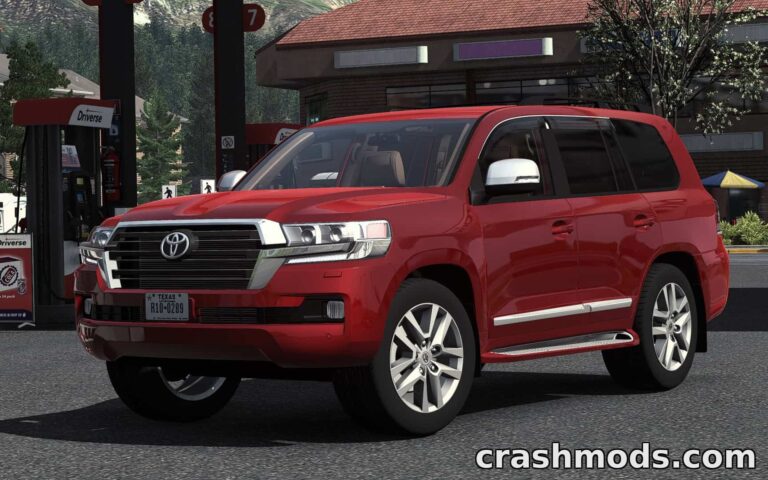 Toyota Land Cruiser 200 (2012) – Custom SUV Addon American Truck Simulator mod screenshot