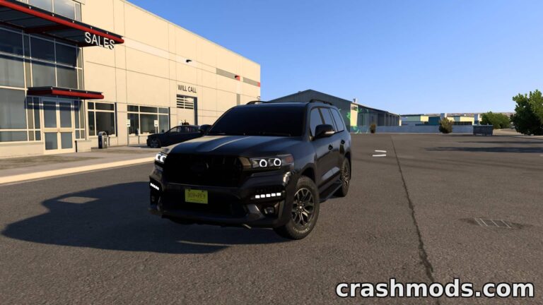 Toyota Land Cruiser 200 – Road Trip DLC SUV American Truck Simulator mod screenshot