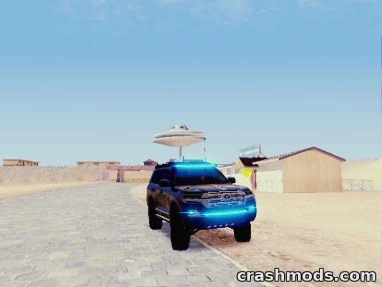Toyota Land Cruiser 200 – Drivable Toyota Car Model GTA San Andreas mod screenshot
