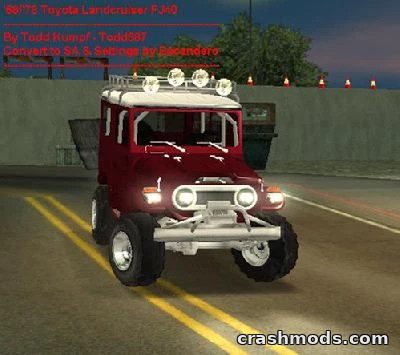 Toyota Land Cruiser FJ40 – Classic ’68–’78 Off-Roader GTA San Andreas mod screenshot