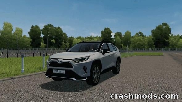 Toyota RAV4 2021 – Compact Crossover with 8-Speed Automatic City Car Driving mod screenshot