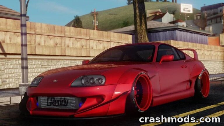Toyota Supra Rocket Bunny – Widebody JDM Sports Car GTA San Andreas mod screenshot