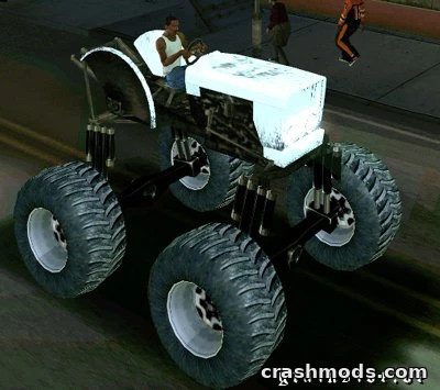 TracMunstor – Tractor Body on a Monster Truck Chassis GTA San Andreas mod screenshot