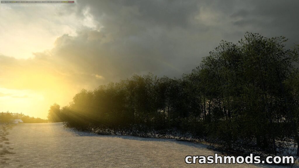 Tree Improved 4K – Enhanced Vegetation Graphics American Truck Simulator mod screenshot