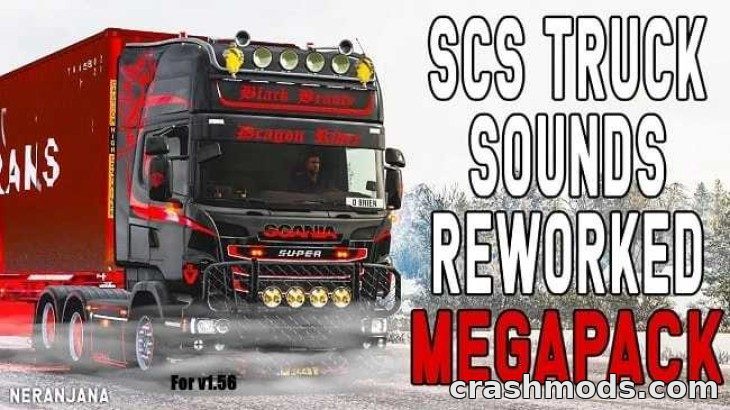 Truck Sounds Megapack – 19 Engine Sounds for Popular Trucks Euro Truck Simulator 2 mod screenshot