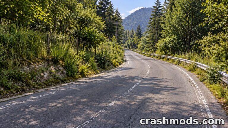 Tsuchisaka – Steep Japanese Touge Mountain Road Map BeamNG.drive mod screenshot