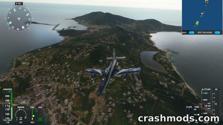 Union Island – Caribbean Fictional Road Track Experience Assetto Corsa mod screenshot
