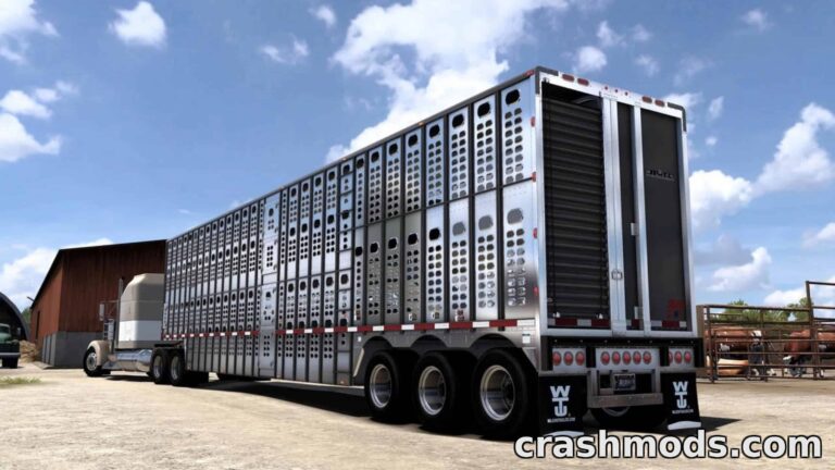 USA Trailer Pack – Multi-Trailer Collection American Truck Simulator mod screenshot