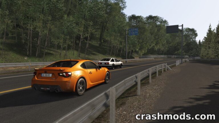 Usui Pass – Realistic Mountain Drift Track Assetto Corsa mod screenshot