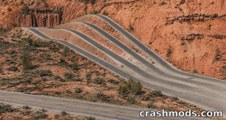 Utah Extra – Expanded Utah Map with Tracks and Off-Road BeamNG.drive mod screenshot