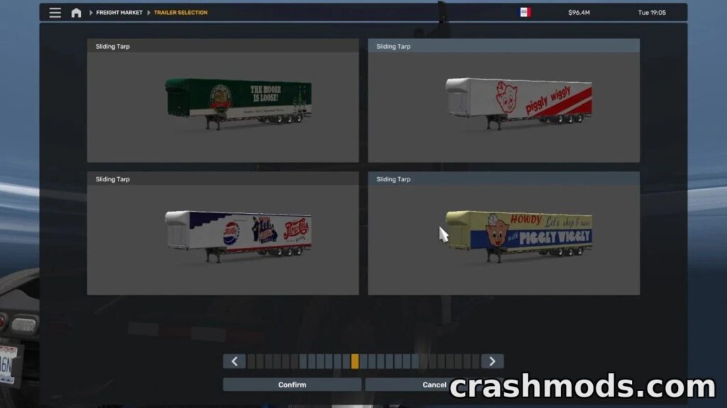 Vintage Traffic Pack – Classic Trucks and Trailers Traffic Addon American Truck Simulator mod screenshot