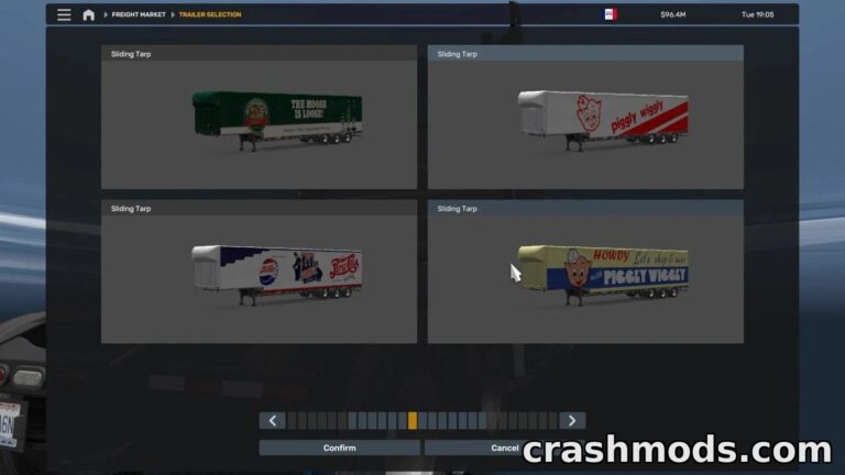 Vintage Traffic Pack – Classic Trucks and Trailers Traffic Addon American Truck Simulator mod screenshot