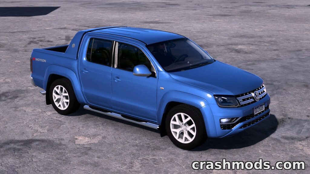 Volkswagen Amarok – Custom Pickup with Interior and Sounds American Truck Simulator mod screenshot