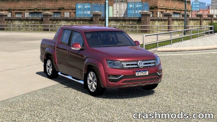 Volkswagen Amarok – Pickup with Two Engines and Tuning Euro Truck Simulator 2 mod screenshot