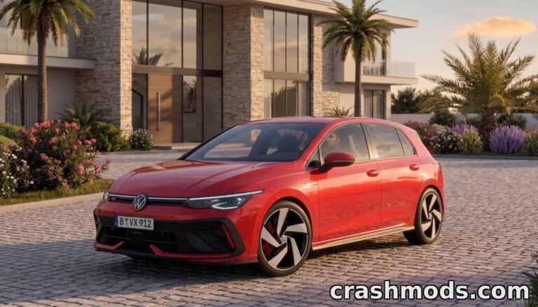Volkswagen Golf R8.5 2023 – High-Performance Hatchback American Truck Simulator mod screenshot