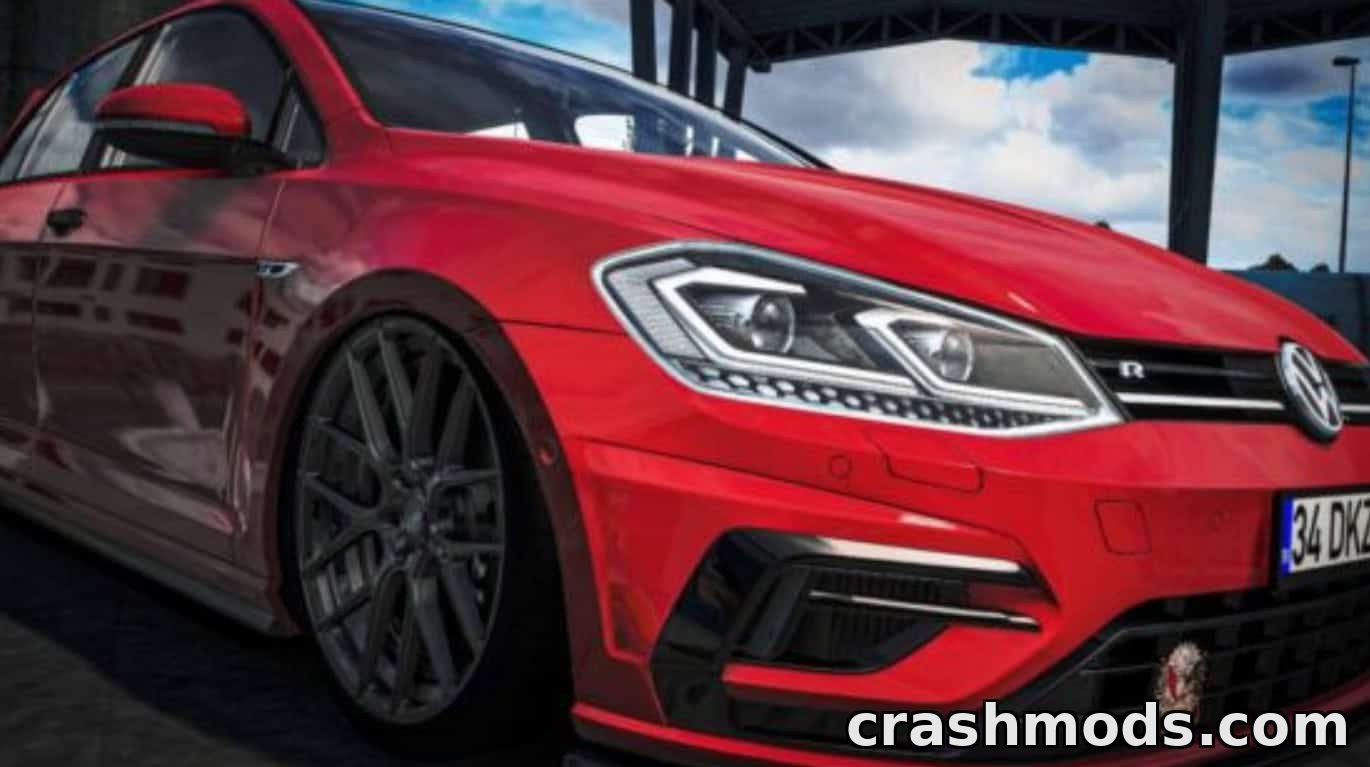 Volkswagen Golf R Line 7.5 2018 – Traffic Car Add-on – screenshot 4