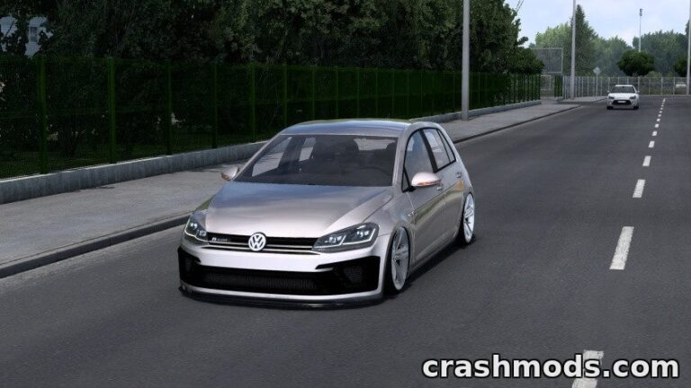 Volkswagen Golf R400 – Fully Working Car Euro Truck Simulator 2 mod screenshot