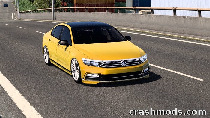 Volkswagen Passat B8 – Sedan and Variant with Tuning Options Euro Truck Simulator 2 mod screenshot