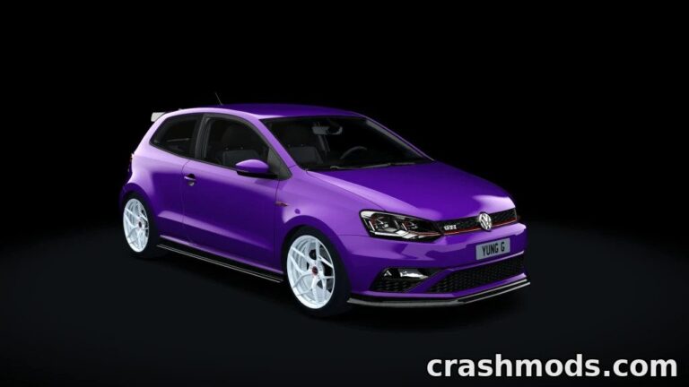 Volkswagen Polo GTI – 200 hp Turbo Hot Hatch with Light Extras Assetto Corsa mod screenshot