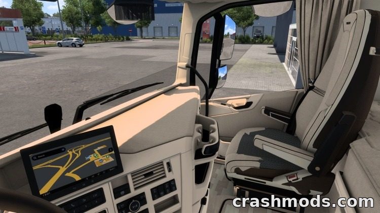 Volvo FH6 Custom Interior – Eight Seat and Trim Styles Euro Truck Simulator 2 mod screenshot