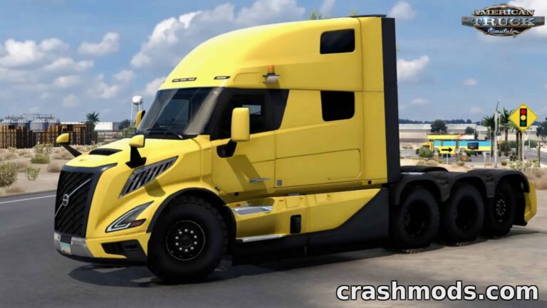Volvo VNL 2025 860 – Off-Road Cab & Chassis Addon American Truck Simulator mod screenshot