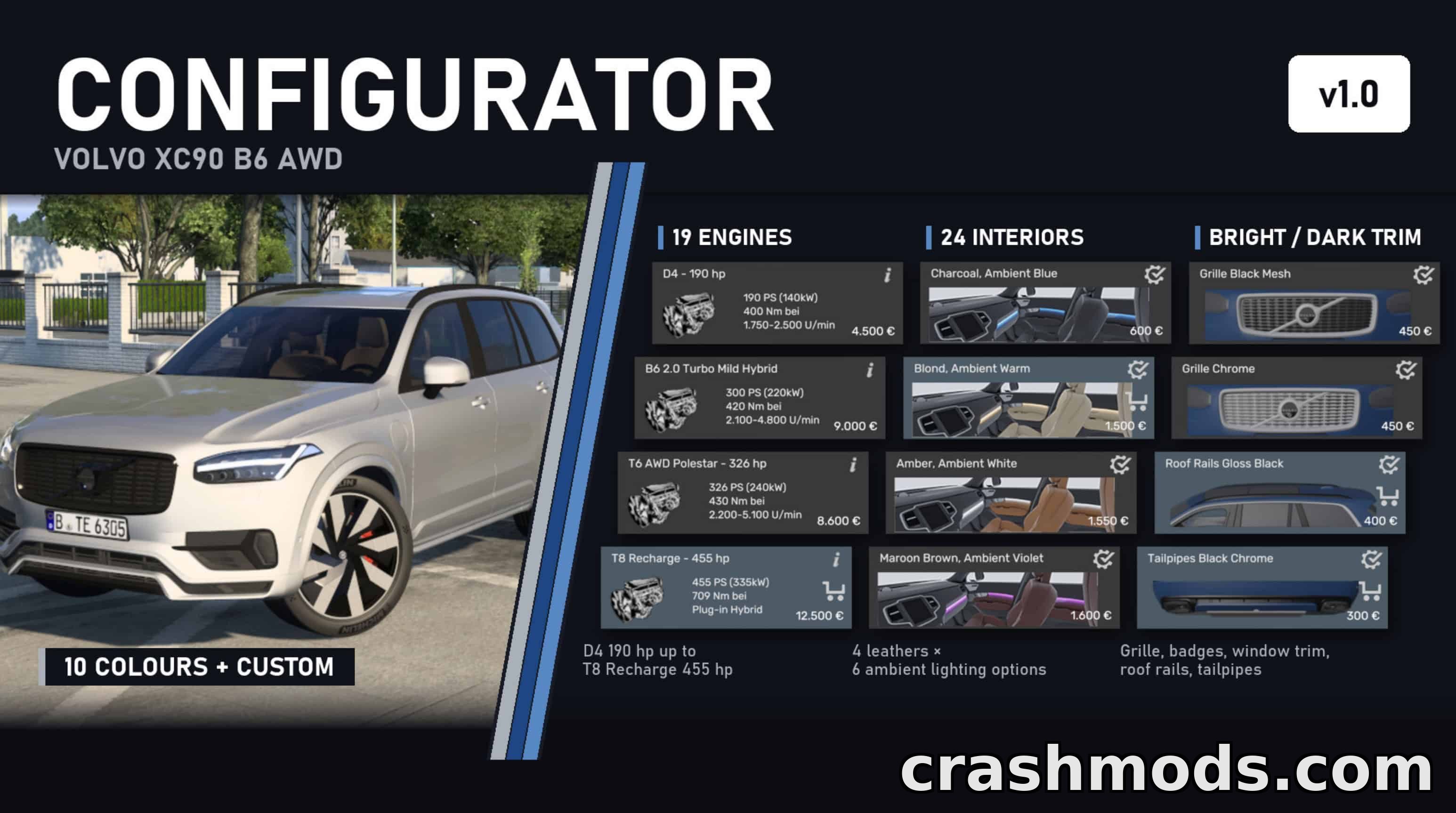 Volvo XC90 B6 AWD – Luxury SUV Add-on – screenshot 4
