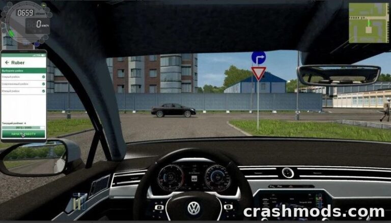 VW Passat R-Line Wagon 2016 – Station Wagon with 4K Textures City Car Driving mod screenshot