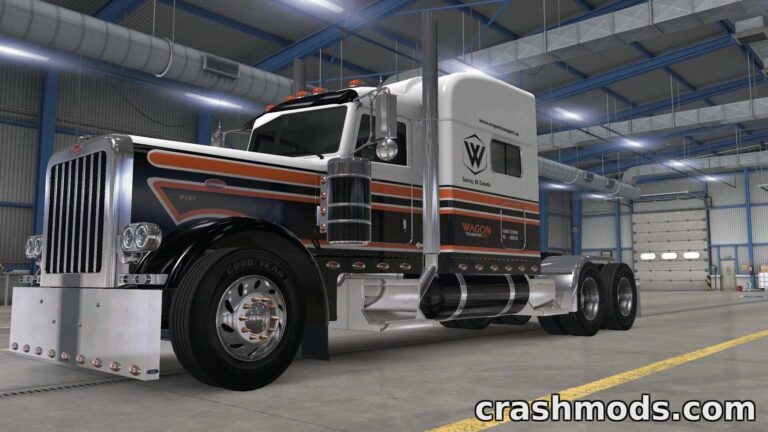 Wagon Transport LTD – Peterbilt 389 & Trailer Skin Pack American Truck Simulator mod screenshot