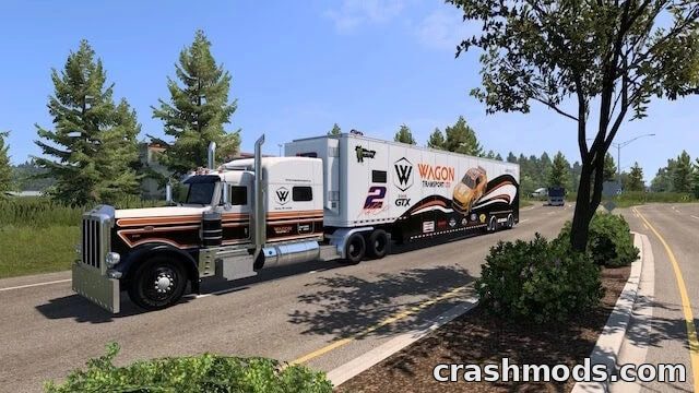 Wagon Transport LTD – Peterbilt 389 & Trailer Skin Pack – screenshot 2