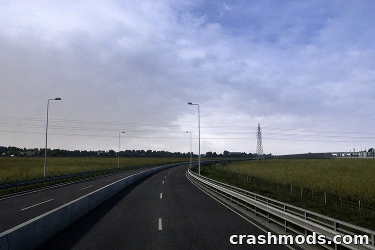 Weather Pack – New Skyboxes and Weather Types Euro Truck Simulator 2 mod screenshot