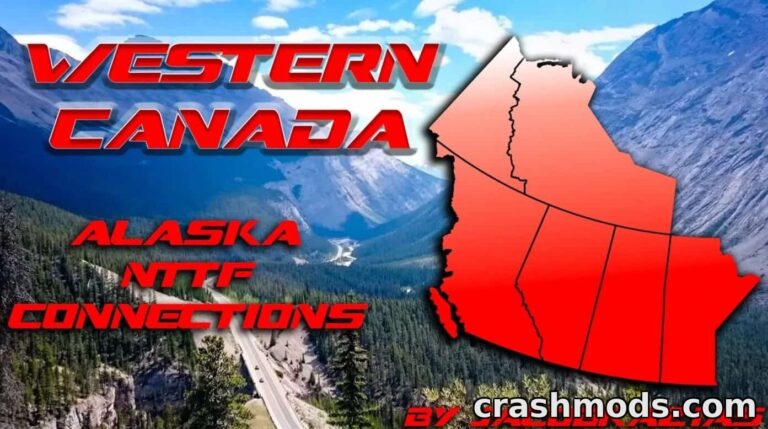 Western Canada Expansion – Alaska Route Connections American Truck Simulator mod screenshot
