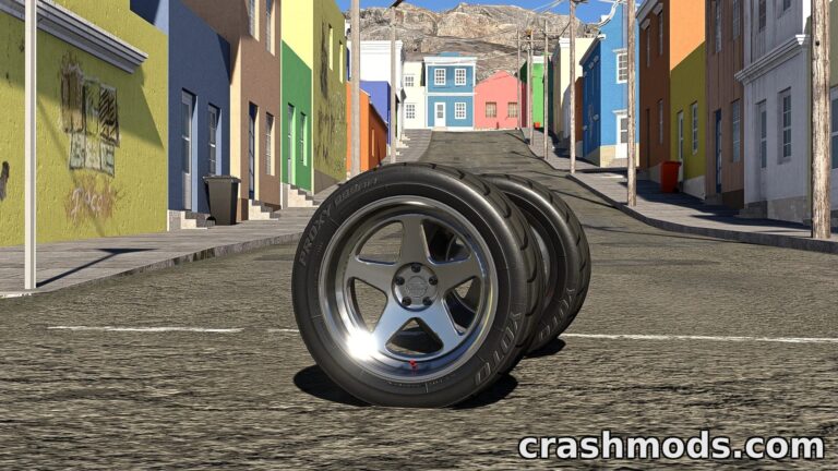 Wheel and Tire Pack – Massive Rim Collection BeamNG.drive mod screenshot
