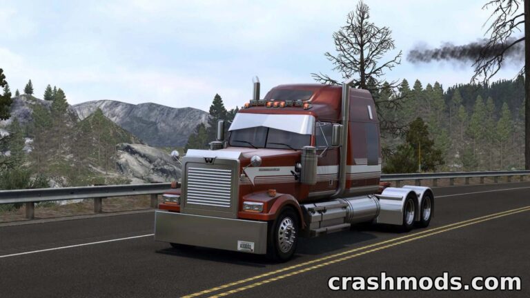 WS 4900 – Heavy-Duty Truck with Custom Chassis American Truck Simulator mod screenshot