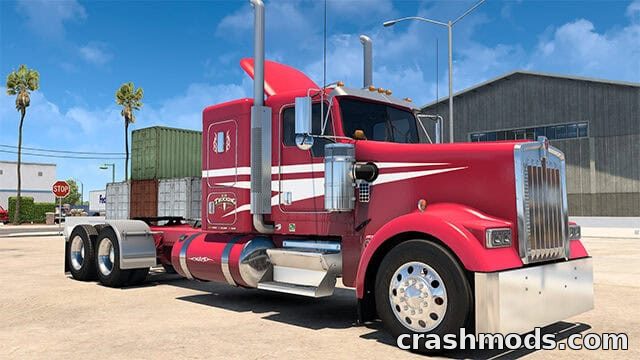 X.R Trucking Skin – Jon Ruda W900L Design American Truck Simulator mod screenshot
