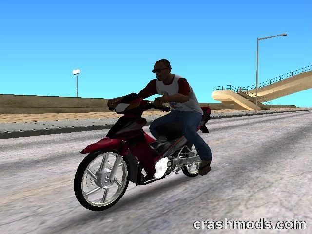 Yamaha 125 Z – Detailed Sport Bike for Realistic Streets GTA San Andreas mod screenshot